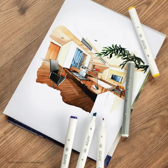 RM-BAS40 | Azure&trade; 40pc Color Marker Set {3}