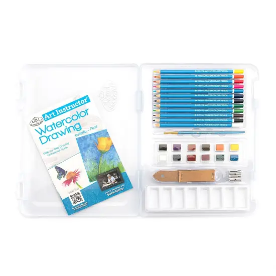 AIS-WPN3106 | Watercolor Drawing Clearview Art Set - 30pc {2}