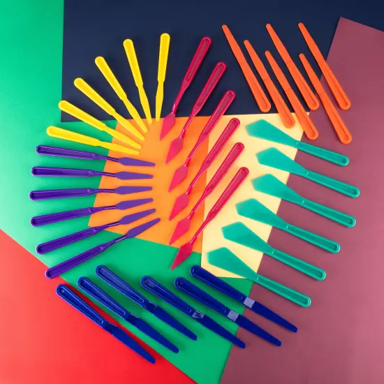 RCVP-109 | 36pc Plastic Palette Knife Classroom Value Pack {2}