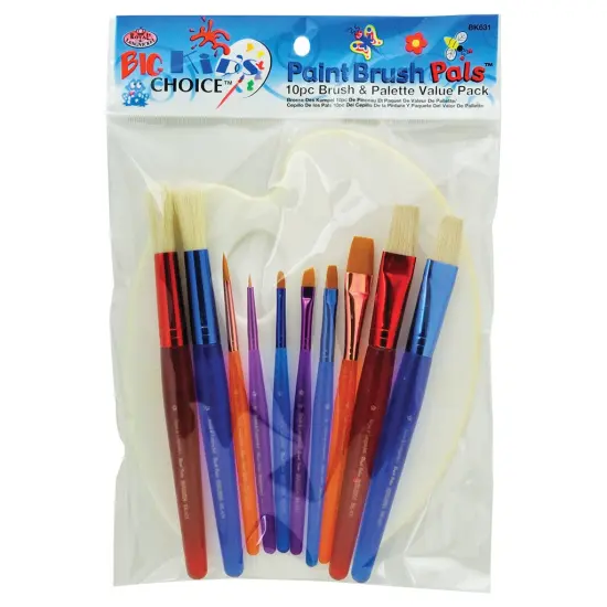 BK631 | Big Kid's Choice&trade; 10pc Variety Brush Set with Palette {1}
