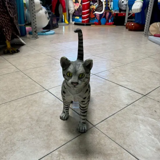 Egyptian Mau Cat Life Size Statue {3}