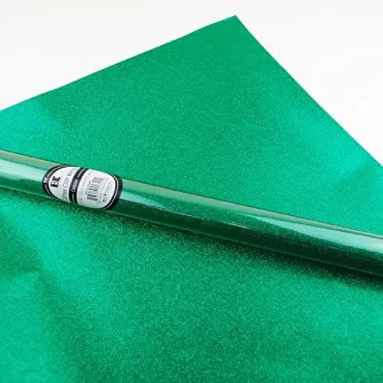 Best Creation Glitter Gift Wrap, 30 x 36-Inch Green 2 ROLLS {4}