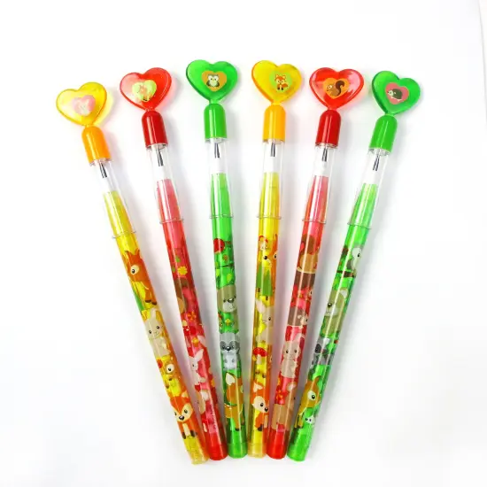 Woodland Animals 6 Pcs Multi Point Pencils Easter Basket Stuffer {2}