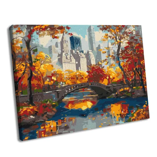 Painting by Numbers kit Golden park KHO3656 {2}