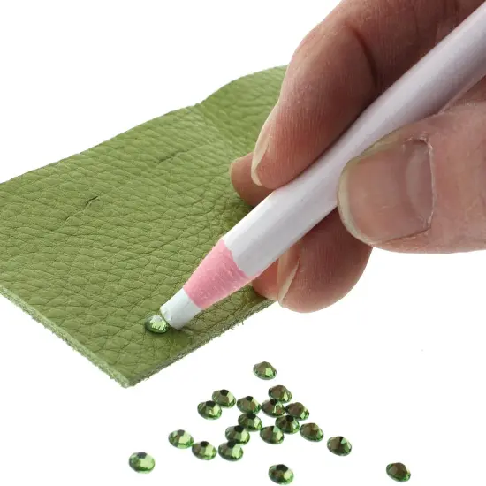 The Beadsmith Crystal FX Positioner Pencil &ndash; Hot FX &ndash; 6 Inches, 3 Pieces &ndash; Waxed Tip Tool for Working with Crystals, Rhinestones, Seed Beads, Flat Back Stones, Diamond Painting & Nail Art {4}