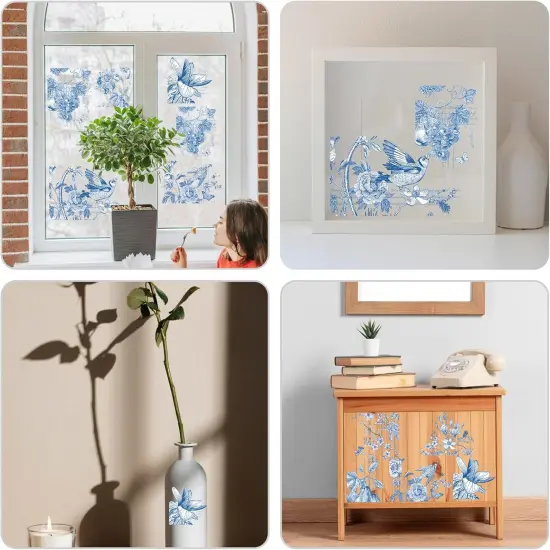 Vintage Rub on Transfers for Crafts - 4 Sheets {4}