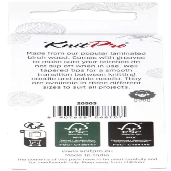 KnitPro-Dreamz Cable Needles 3/Pkg-Sizes 3.25mm, 4.00mm & 5.5mm {3}