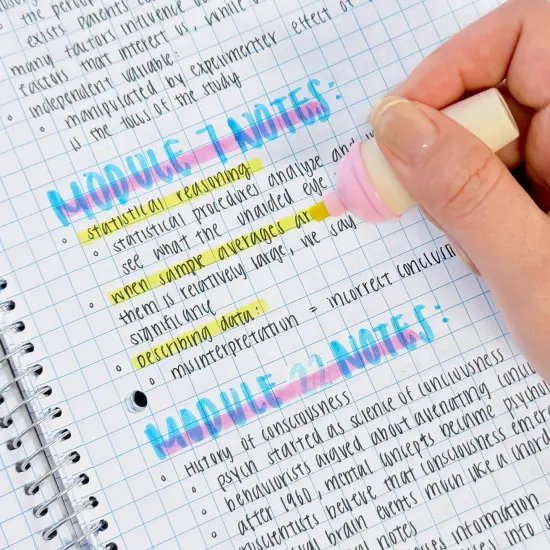 Wrapables Cute and Colorful Highlighters, Marker Pens, Stationery Supplies (Set of 6), Ice Cream {4}