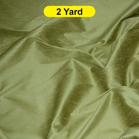 Polyester Silk Fabric Faux Silk 54" Wide Light Olive {1}