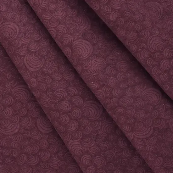 Mook Fabrics Swirly Flannel Fabric [108 in. Wide] - By The Yard Burgundy {2}