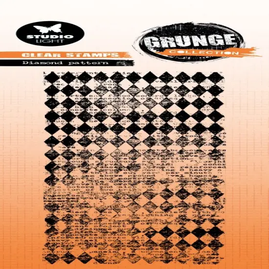 Grunge Collection Clear Stamp 1/Pkg -Nr. 825, Diamond Pattern {1}