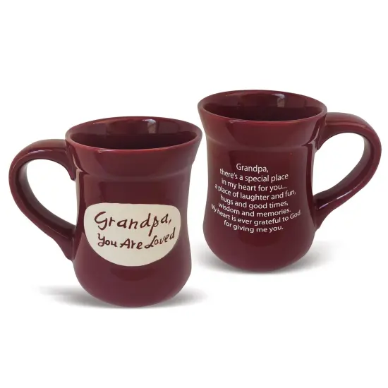 Collections Etc Grandpa You are Loved Ceramic Mug, 20 oz. {2}