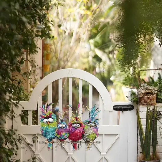 Diamond Art Hanging Kit for Adult (Bird) {3}