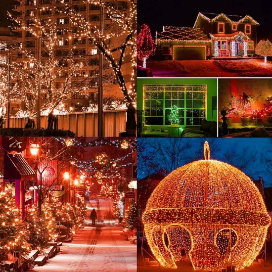 98.5FT Halloween String Lights with 8 Lighting Modes {3}