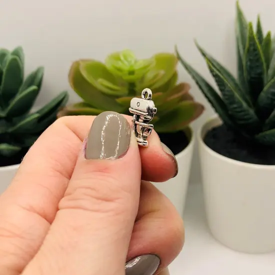 Silver Mixer Baking Charms, 16x11mm {5}