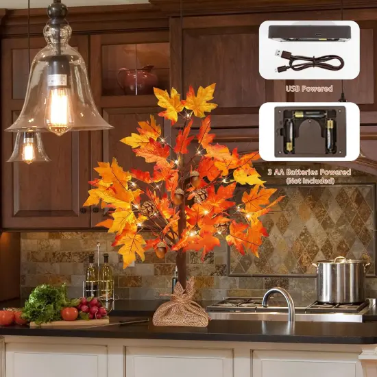 Falll Tree with Lights {5}