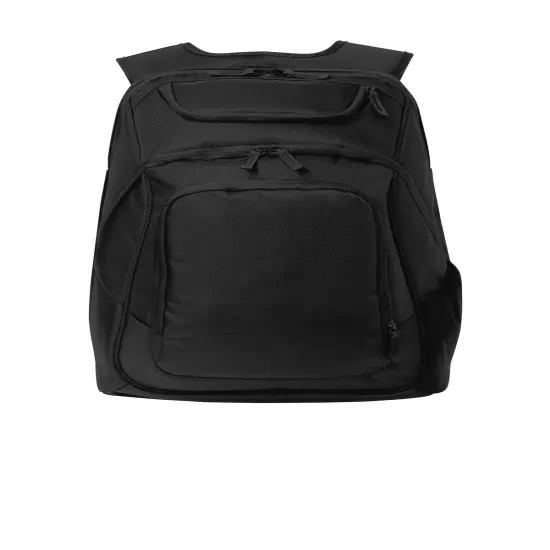 Port Authority&reg; Exec Backpack Graphite Heath/Black {4}