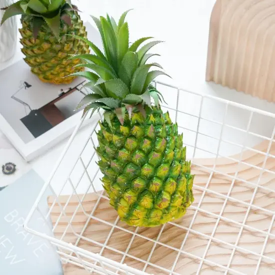 2 Pack Artificial Pineapple - Medium Green {4}