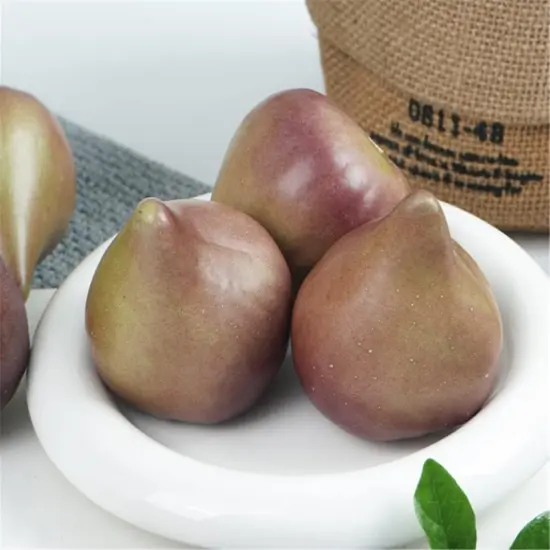 8PCS Realistic Fig Artificial Fruits {5}