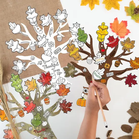 Fall Thankful Craft - 48PCS {4}