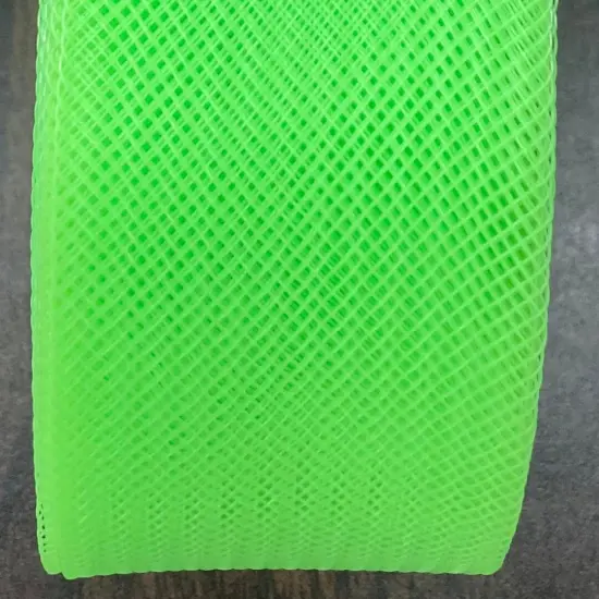 1 Yard Nylon Horsehair Trim 2" Wide Stiff Crinoline Braid for Costumes & Formal Wear Neon Green {1}