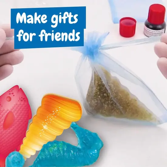 Soap Maker Kit for Kids - Make Your own Soaps and Bath Salts, Soap Moulds for Kids + Gift Bags Included, Crafts for 8+ Year Old Girls and Boys, Stem Toy, Gift for Girls and Boys Age 8-12+ {5}