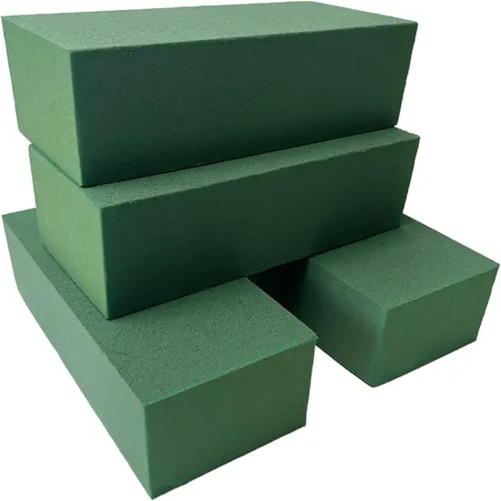6-Pack Floral Foam Blocks Dry & Wet for Fresh and Artificial Flowers, 7.8&rdquo; L x 3.5&rdquo; W x 2.4&rdquo; H &ndash; Ideal for Weddings, Birthdays, Home, Office, and Garden Decor {1}