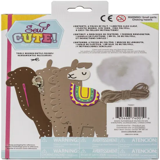 Colorbok Sew Cute! Felt Backpack Clip Kit {4}