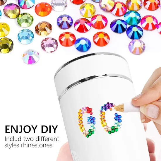 48000Pcs 3mm Flatback Rhinestones Gems - 48 Color {5}