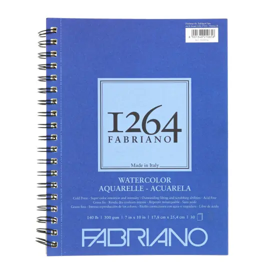 Fabriano 1264 Watercolor Pad, 140 140lb. (300gsm) {1}