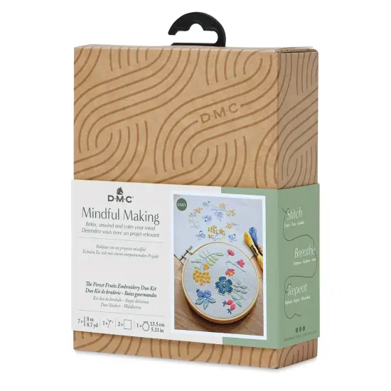 DMC Mindful Making Embroidery Duo Kit - Forest Fruits {1}