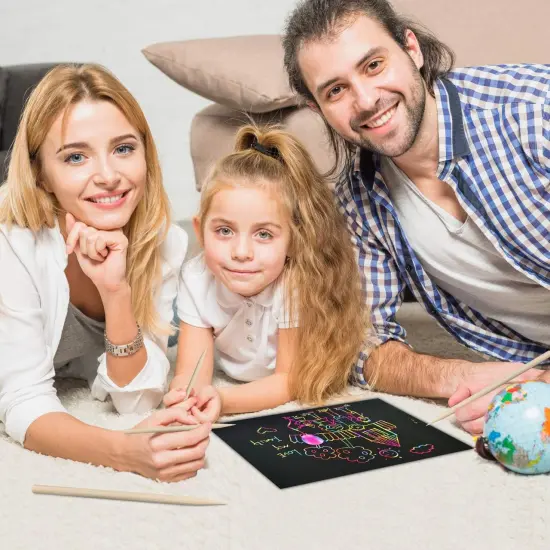 Scratch Rainbow Art Paper Set {5}