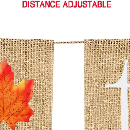 Give Thanks Burlap Banner {5}