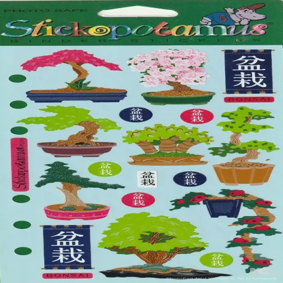Stickopotamus Bonsai Vintage Stickers {1}