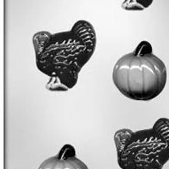 Pumpkin Turkey Candy Mold for Autumn Treats {2}