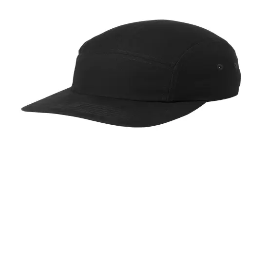 Port Authority&reg; Brushed Cotton Camper Cap Navy {4}