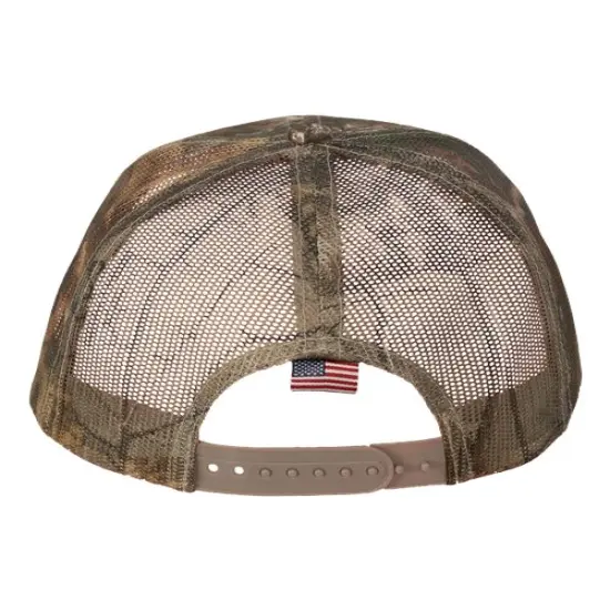 Kati&reg; Camo Woven USA Flag Mesh Cap Xtra/Xtra/U Fla Mesh {2}