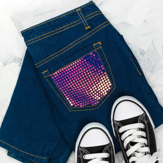 Siser&reg; Holographic Heat Transfer Vinyl, 11.8" x 60" Firelit Pearl {2}