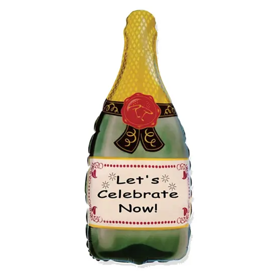 LA Balloons&reg; Champagne Bottle 33 Inch {2}