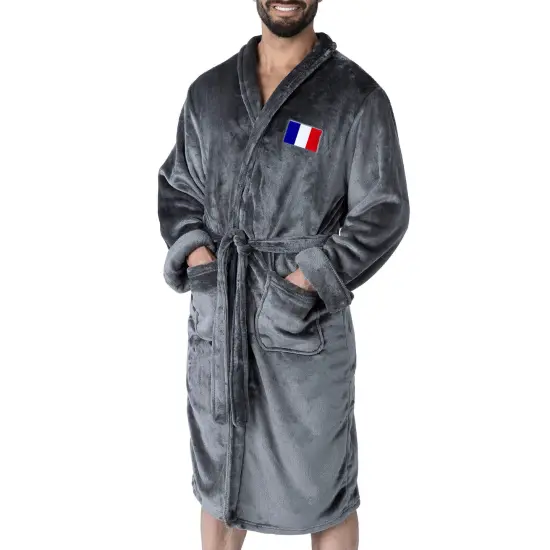 Country Flag Silk Touch Robe France {1}