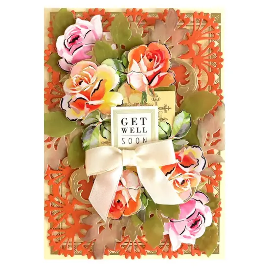 120 Mascara Rose Stickers {5}