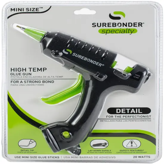 Surebonder High-Temp Detail Mini Glue Gun-Black {1}