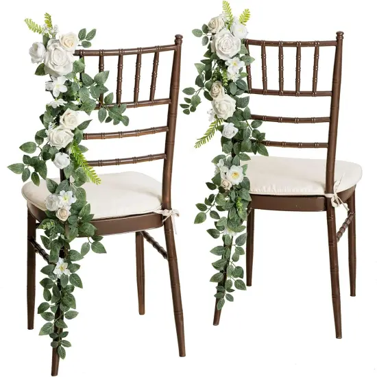 Ceremony Reception Church Rose Floral Faux Arrangement Party Outdoor Decor {1}