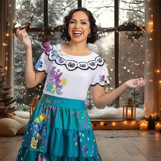 Women&rsquo;s Deluxe Disney&rsquo;s Encanto Mirabel Madrigal Costume {2}
