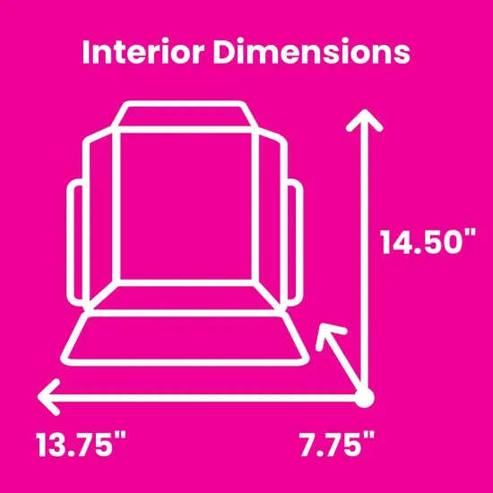 Multi-Compartment Teacher Rolling Tote, Grey & White {6}