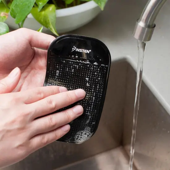 Insten Magic Sticky Anti-Slip Mat Black for iPhone 11 / 11 Pro / 11 Pro Max XS X 8 7 6 Plus 6S 5 iPod Touch 6th 5th 4th 3rd Generation Nano Classic LG K7 G Stylo 3 2 Stylus Motorola Moto E4 Plus G5 {6}