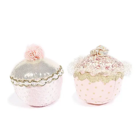 2 PIECE PLUSH TOY CUPCAKE SET BY MON AMI {1}