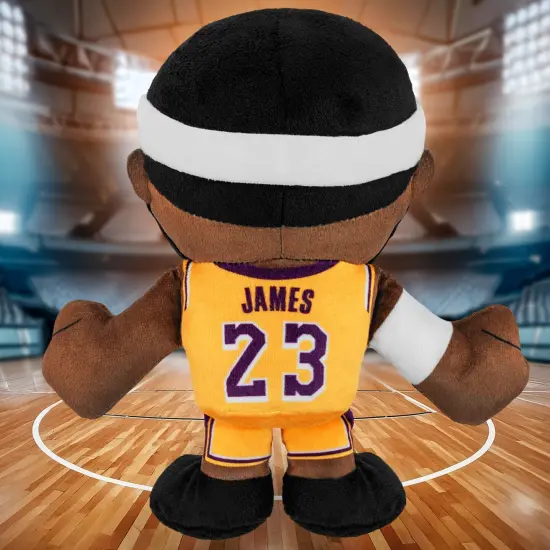 Bleacher Creatures Los Angeles Lakers LeBron James 8" Kuricha Plush (Gold Jersey) {2}