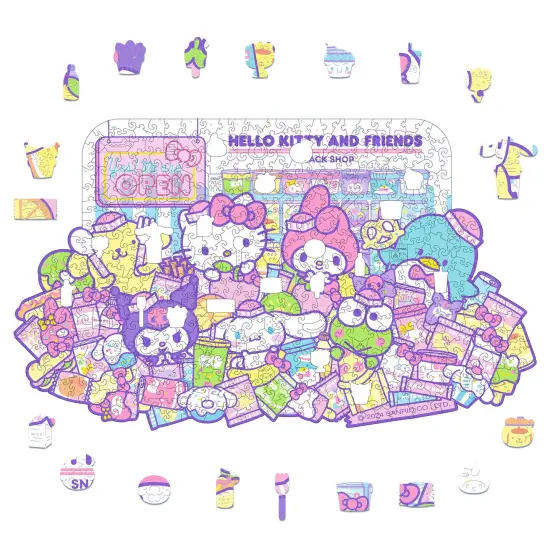 Hello Kitty&reg; and Friends Snack Shop - Wooden Jigsaw Puzzle {2}