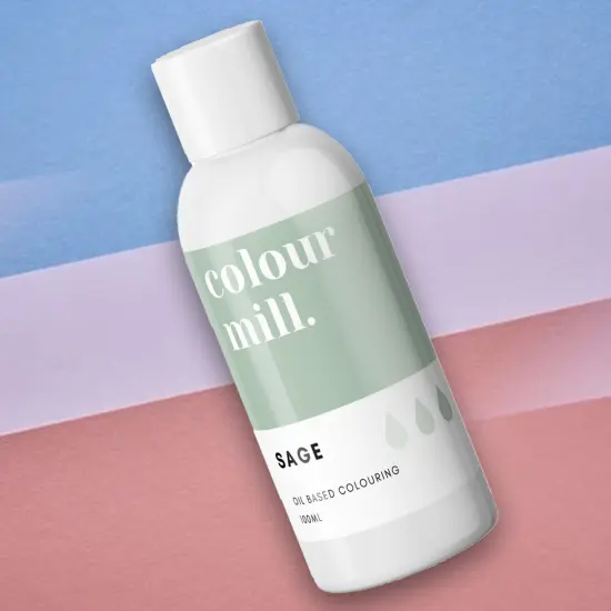 100ml Sage Oil Based Food Coloring Gel for Cake Decorating Buttercream Vegan Halal Kosher {3}